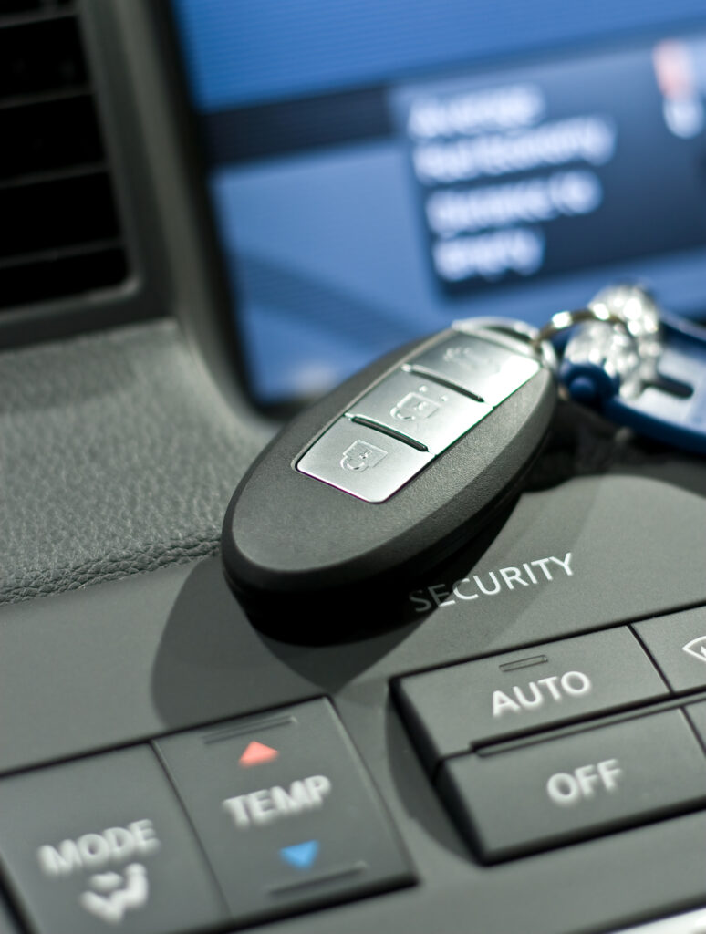 electronic car key close up photo